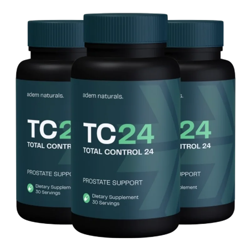 Total Control 24 Men's Wellness Health — 3 Bottle / 90 Day Pack