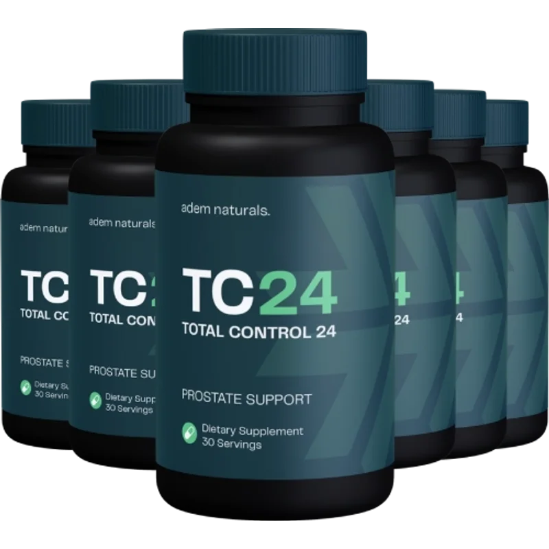 Total Control 24 Men's Wellness Health — 6 Bottle / 180 Day Pack